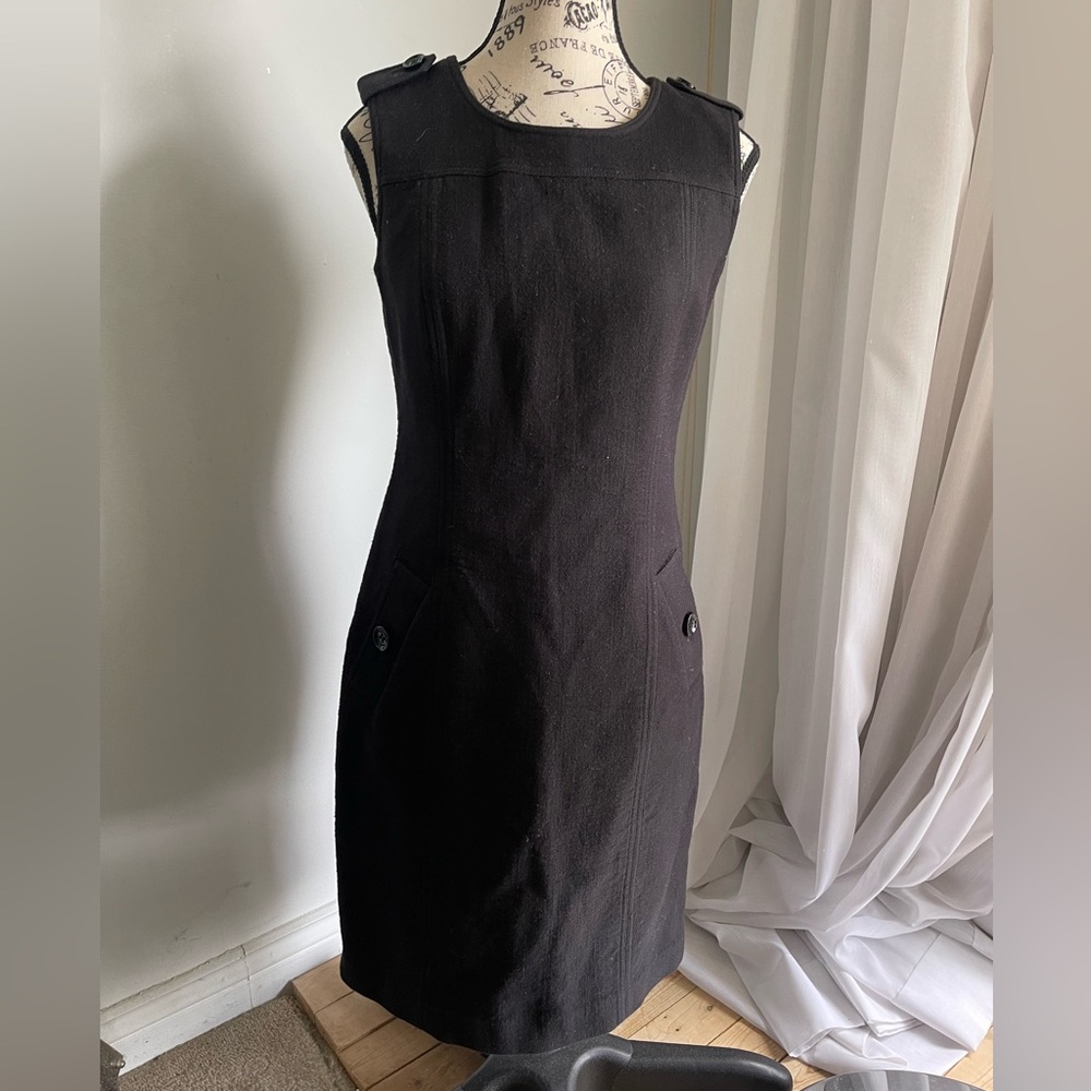 Burberry Quiet Luxury Midi Sheath Dress